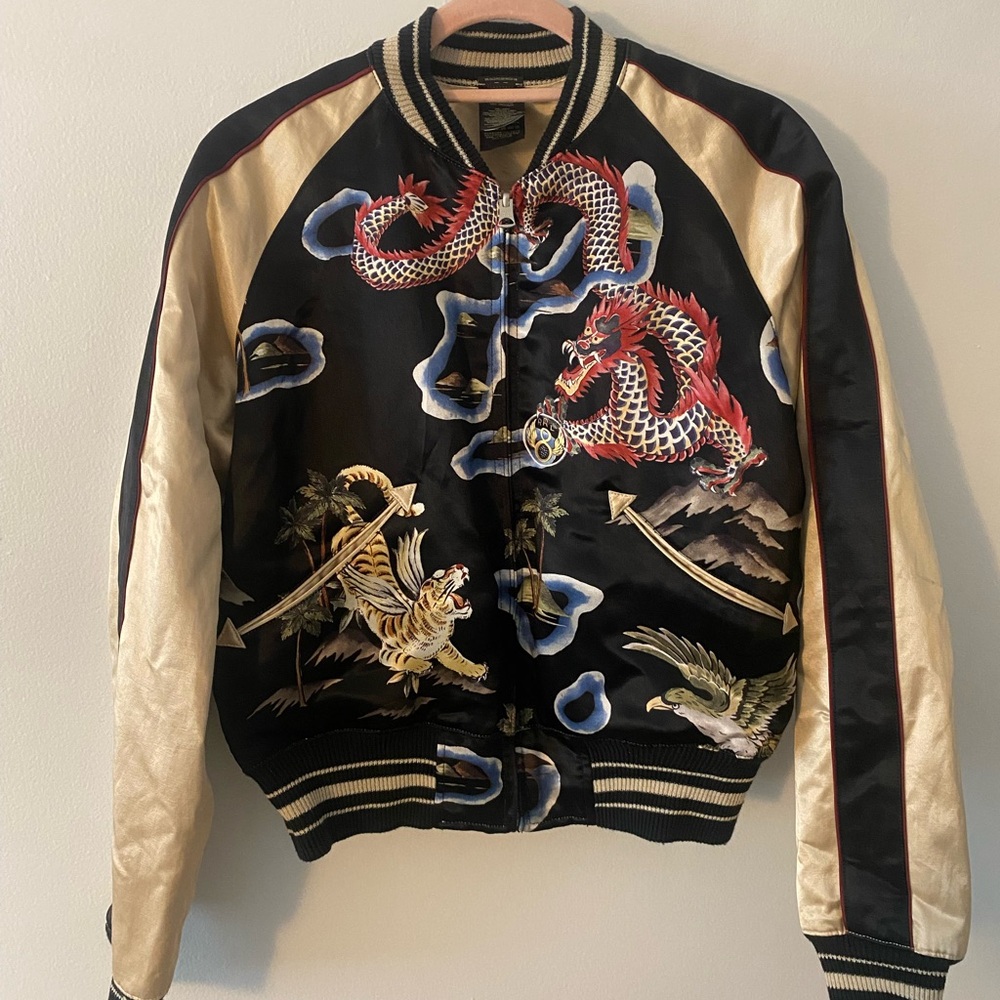 Ralph Lauren RRL Silk Bomber Jacket - Picture 5 of 14